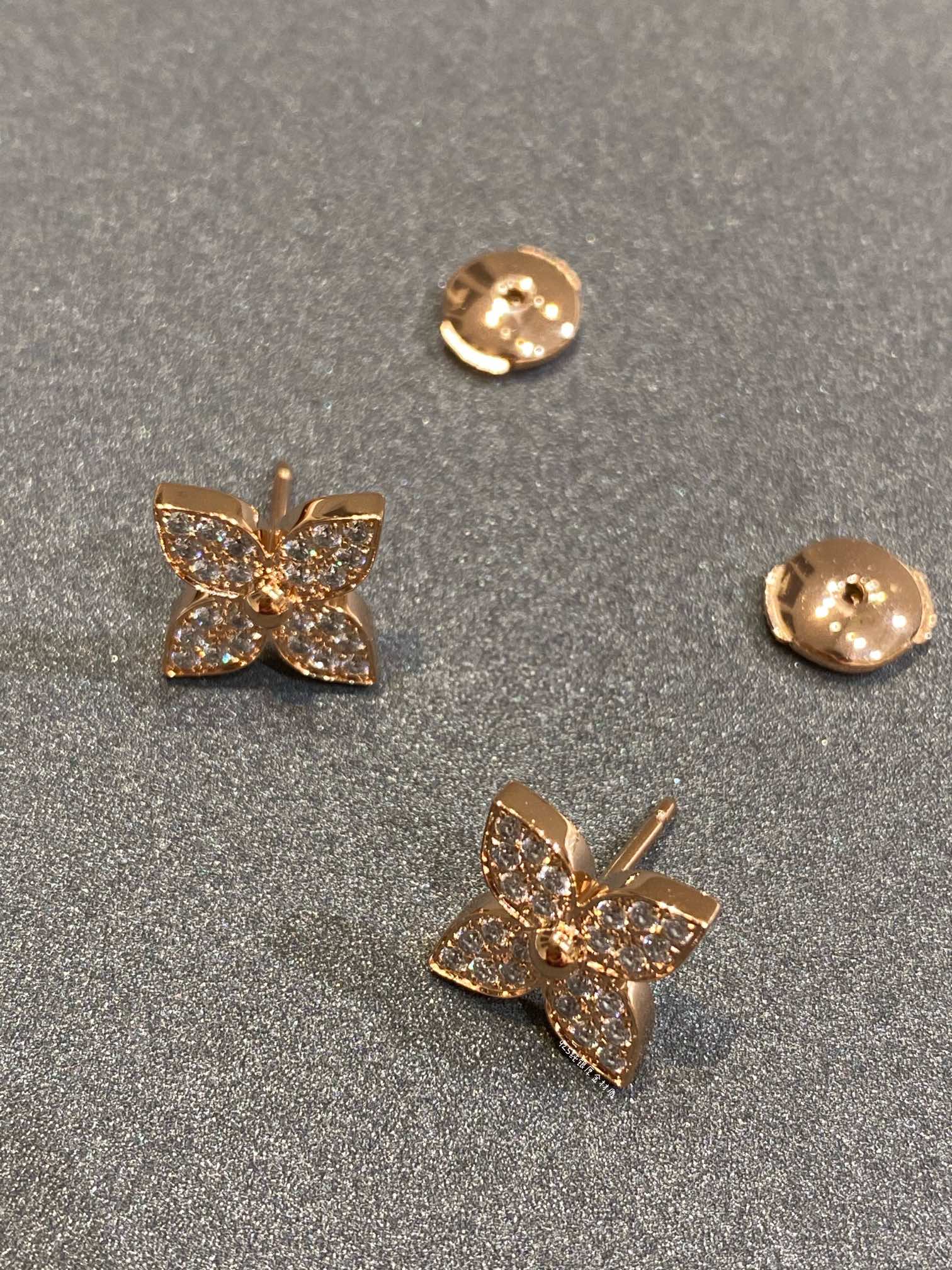 LOUIS VUITTON STAR DIAMOND EARRINGS