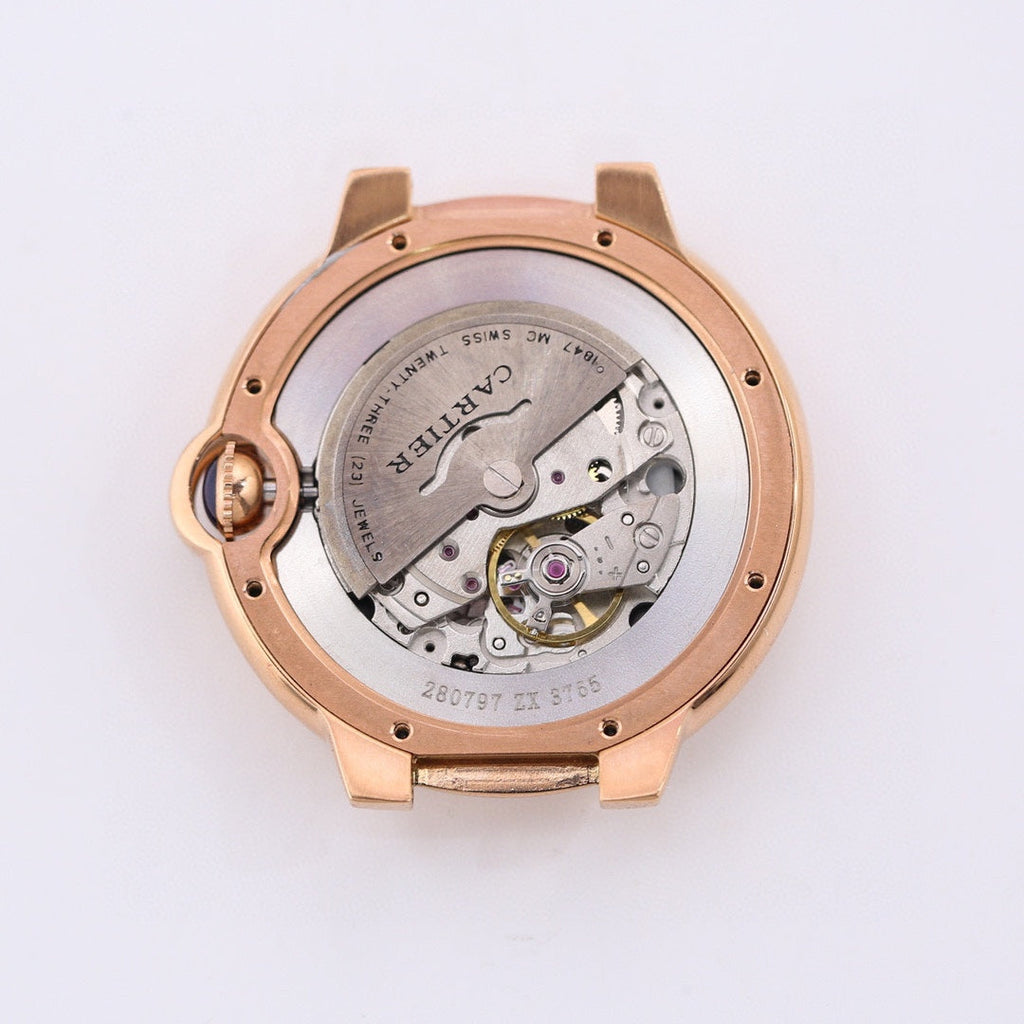 CARTIER BALLON BLEU DATE 42  PINK GOLD