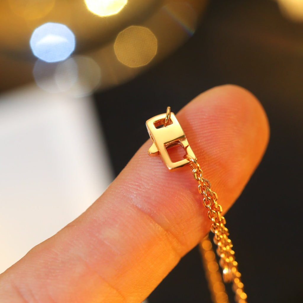 LOUIS VUITTON STAR AND SUN DIAMOND PINK GOLD NECKLACE
