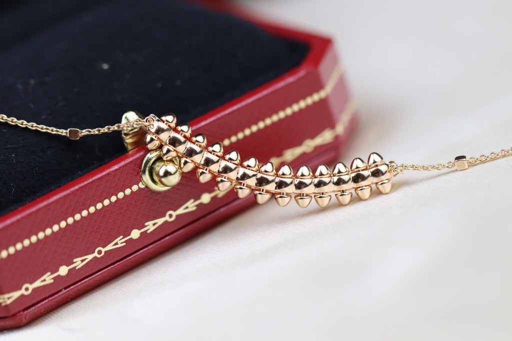 CARTIER CLASH PINK GOLD NECKLACE