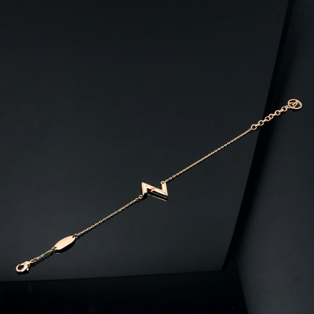 LOUIS VUITTON VOLT LV LOGO BRACELET