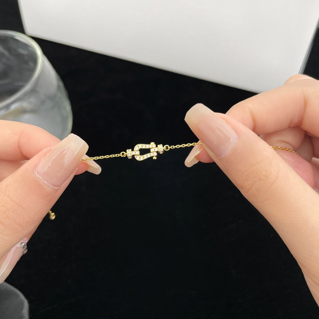 FRED FORCE 10 FULL DIAMOND BUCKLE CHAIN LINK MINI MODEL