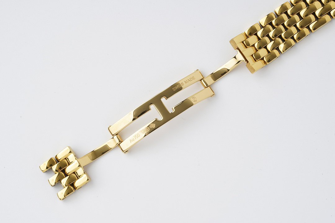 CARTIER PANTHERE 27MM GOLD CASE WHITE DIAL