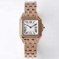 CARTIER PANTHERE 27MM PINK GOLD WHITE DIAL