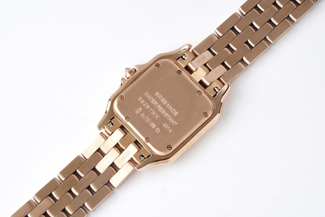 CARTIER PANTHERE 27MM PINK GOLD WHITE DIAL