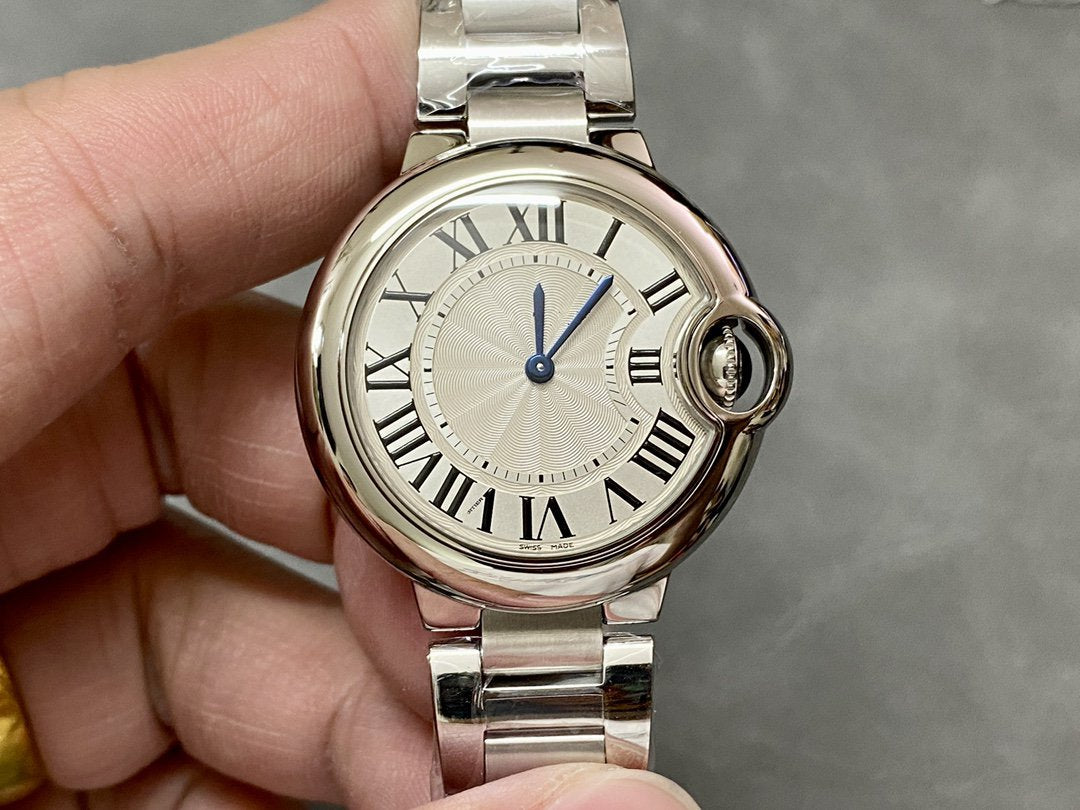 CARTIER BALLON BLEU 33MM STAINLESS STEEL QUARTZ