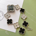 VAN CLEEF & ARPELS SWEET ALHAMBRA ONYX SILVER WHITE MOP
