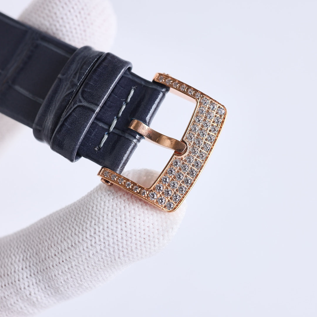 VAN CLEEF & ARPELS LADY ARPELS LOVER BRIDGE WHITE DIAL PINK GOLD CASE