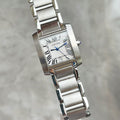 CARTIER TANK FRANCAISE STEEL WHITE DIAL