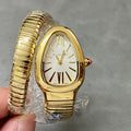 BVLGARI SERPENTI SPIGA GOLD WHITE DIAL
