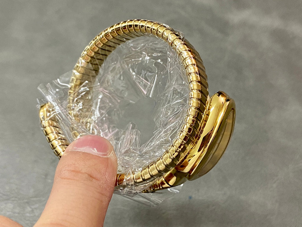 BVLGARI SERPENTI SPIGA GOLD WHITE DIAL