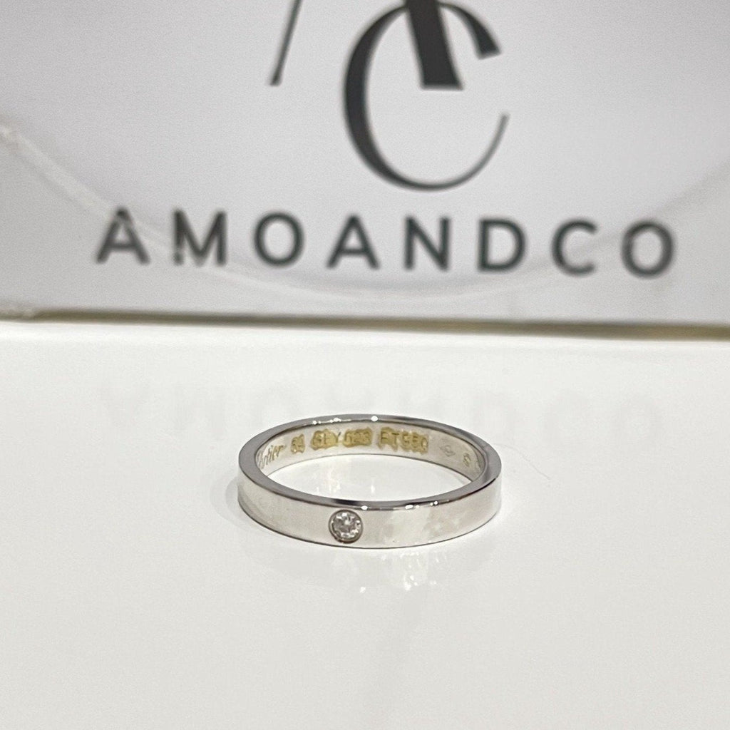 CARTIER LOVE RING 4MM 1 DIAMOND