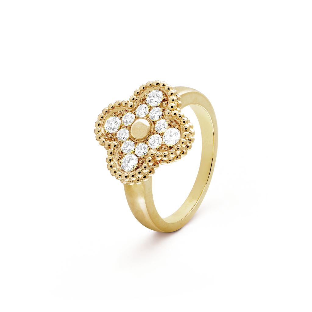 VCA CLOVER DIAMOND RING
