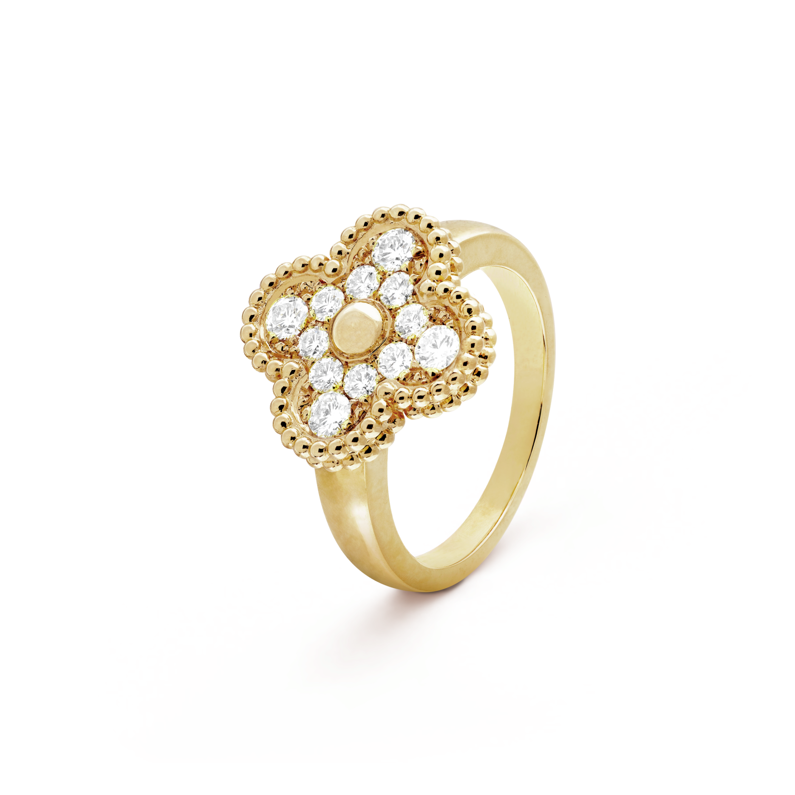 VCA CLOVER DIAMOND RING