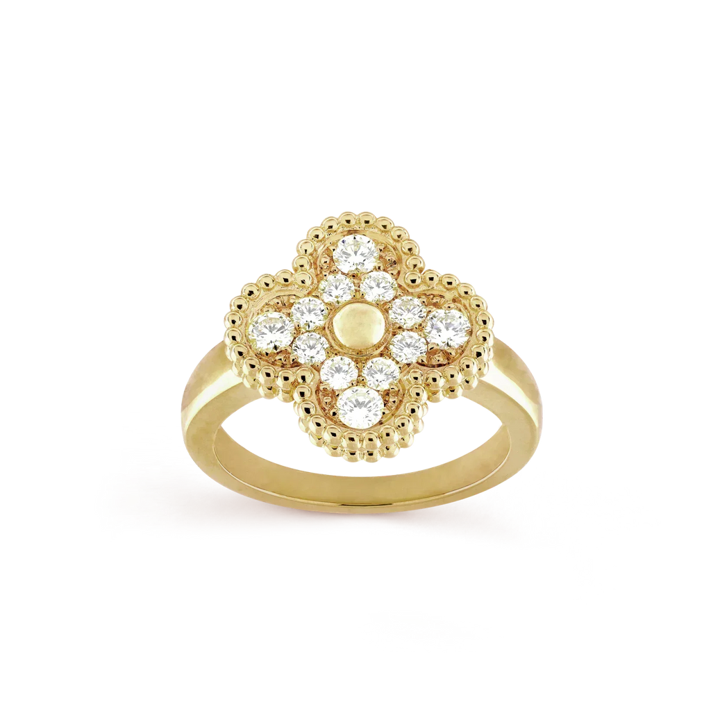 VCA CLOVER DIAMOND RING