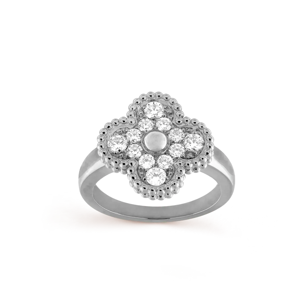 VCA CLOVER DIAMOND RING