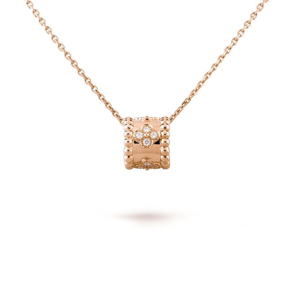 VCA PERLEE PEDANT NECKLACE GOLD / ROSE GOLD