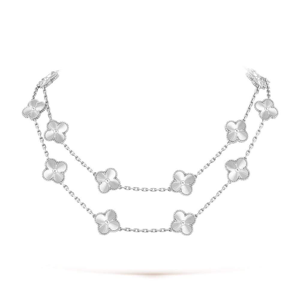 VCA CLOVER 20 MOTIFS LASER SILVER