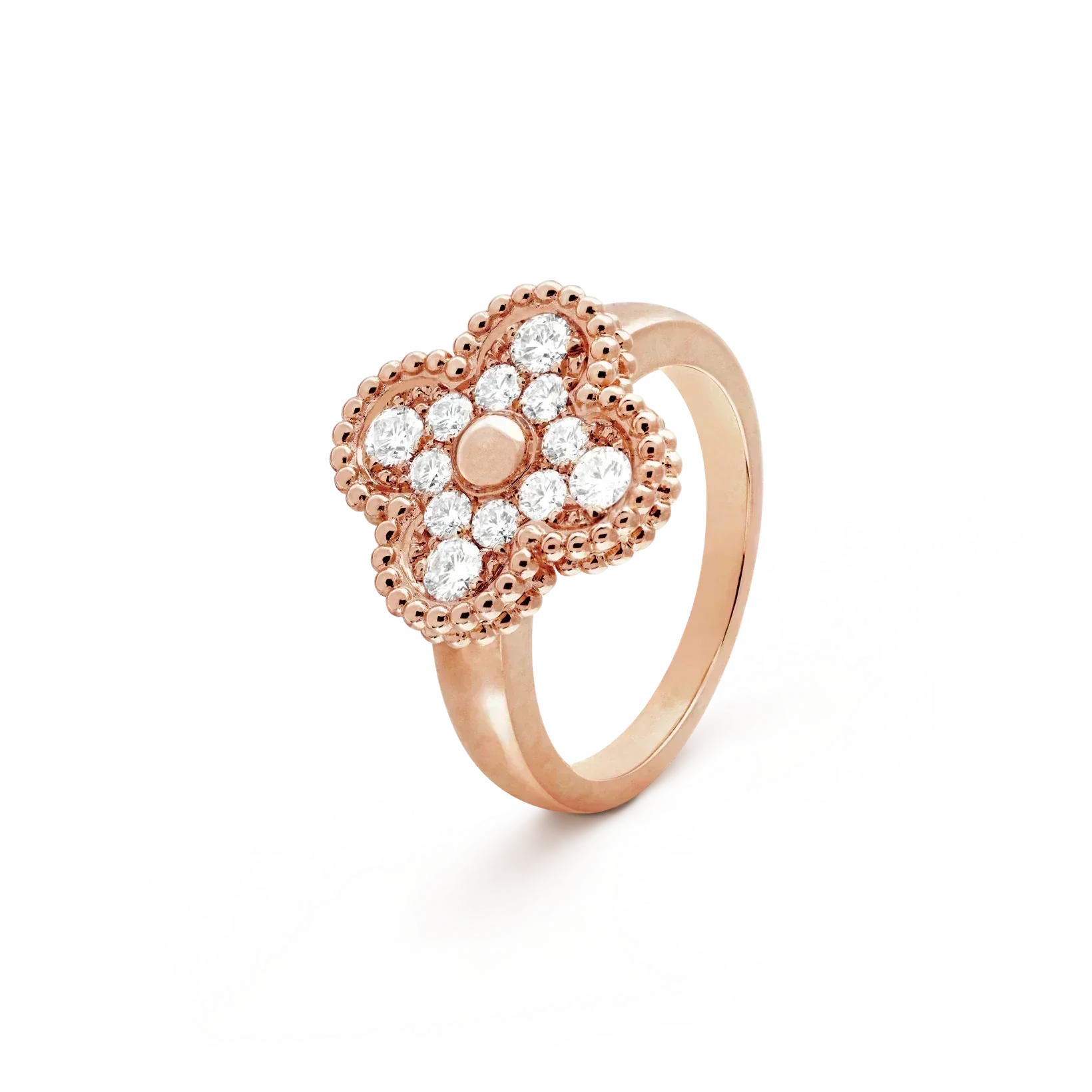 VCA CLOVER DIAMOND RING