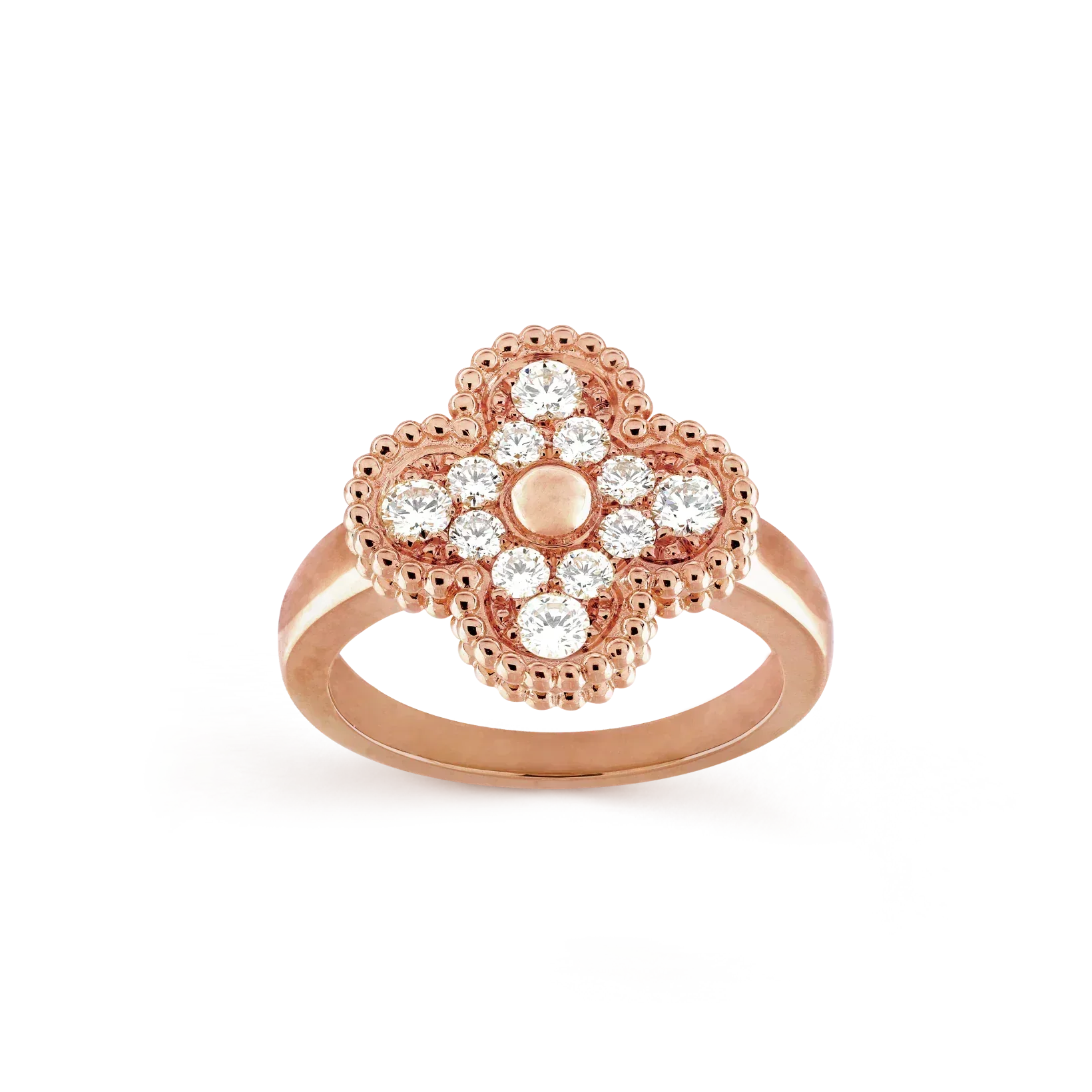 VCA CLOVER DIAMOND RING