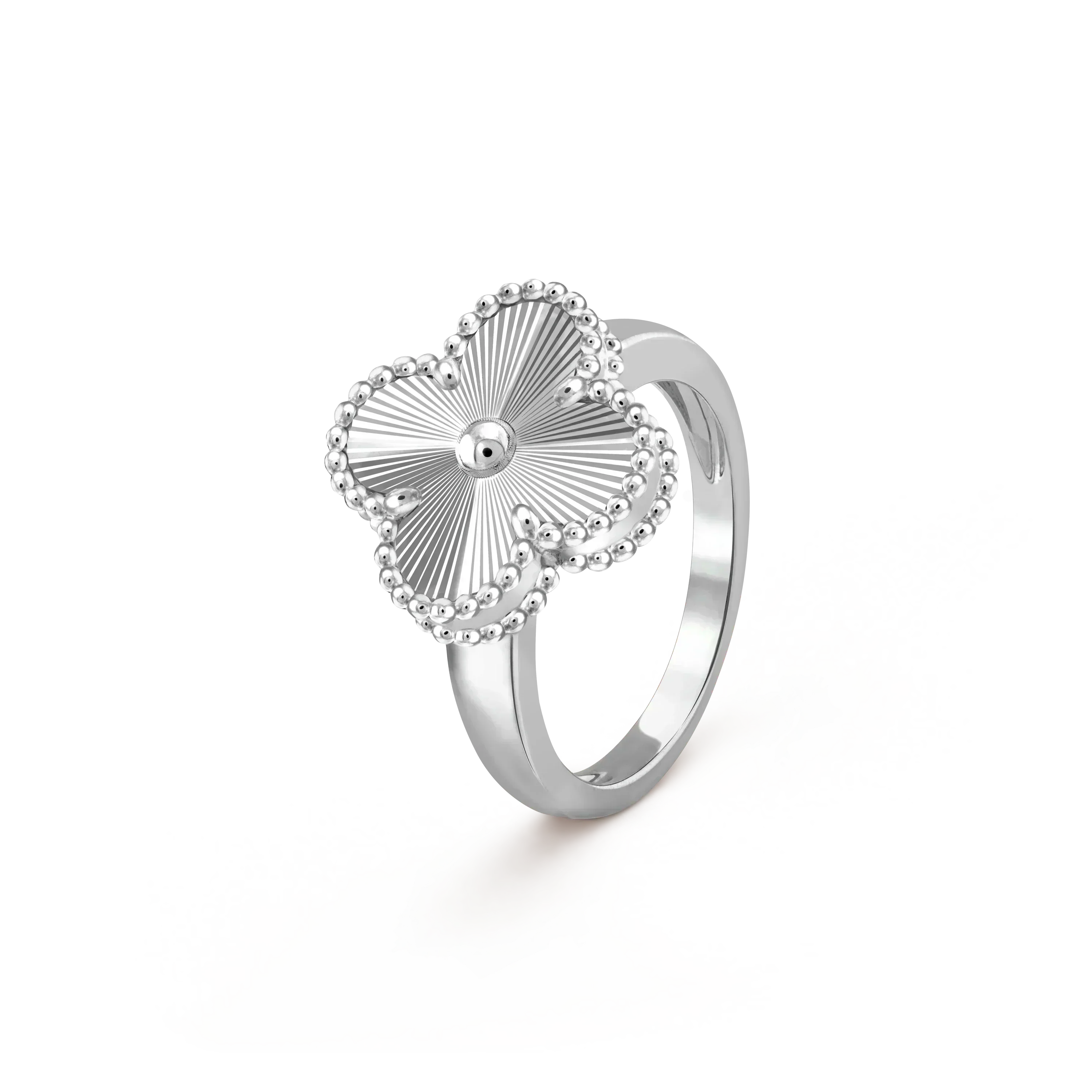 VCA CLOVER SILVER RING