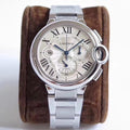 CARTIER BALLON BLEU 42 CHRONOGRAPH STAINLESS STEEL