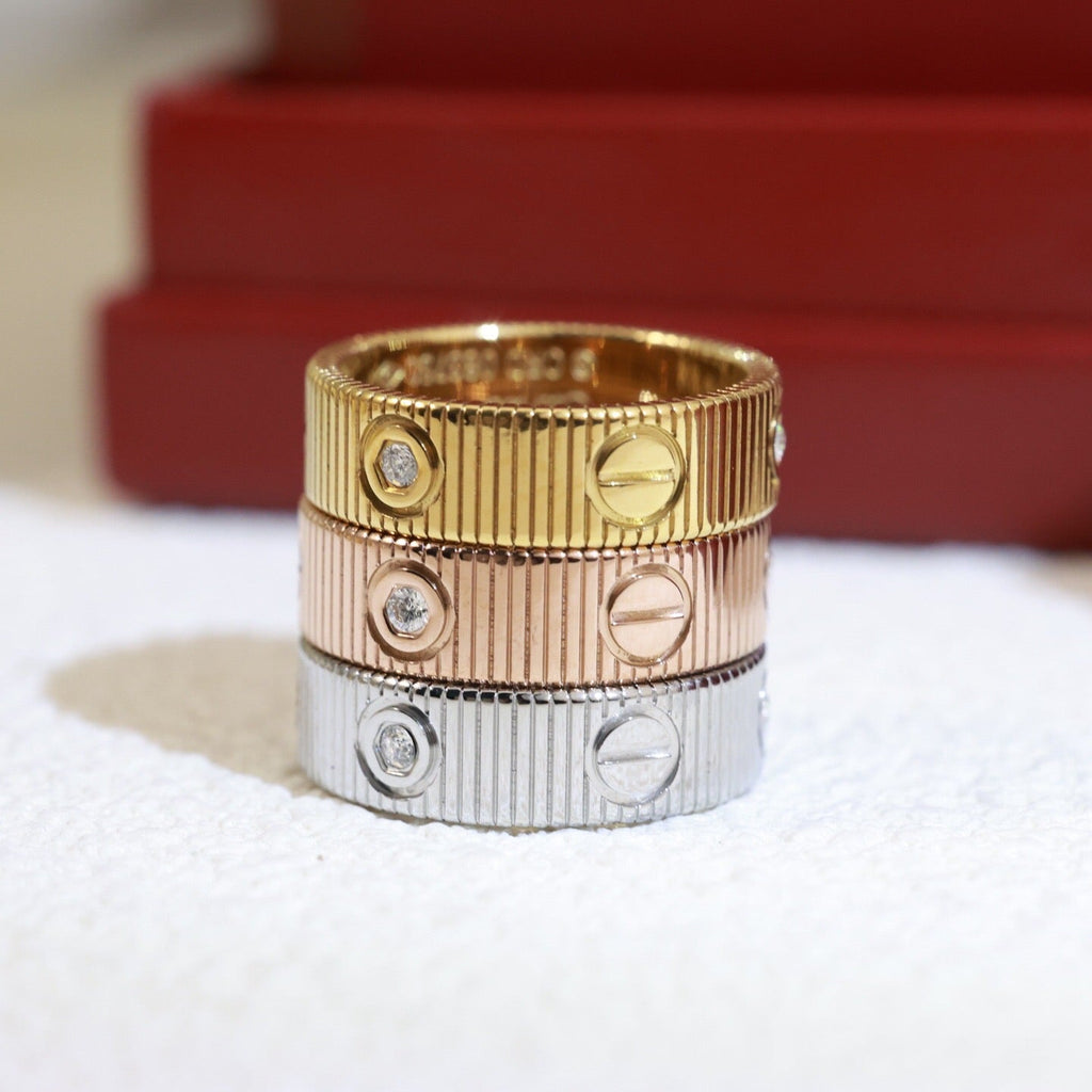CARTIER LOVE UNLIMITED 3 DIAMONDS RING