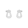 FRED FORCE 10 FULL DIAMOND STUD EARRINGS MINI MODEL
