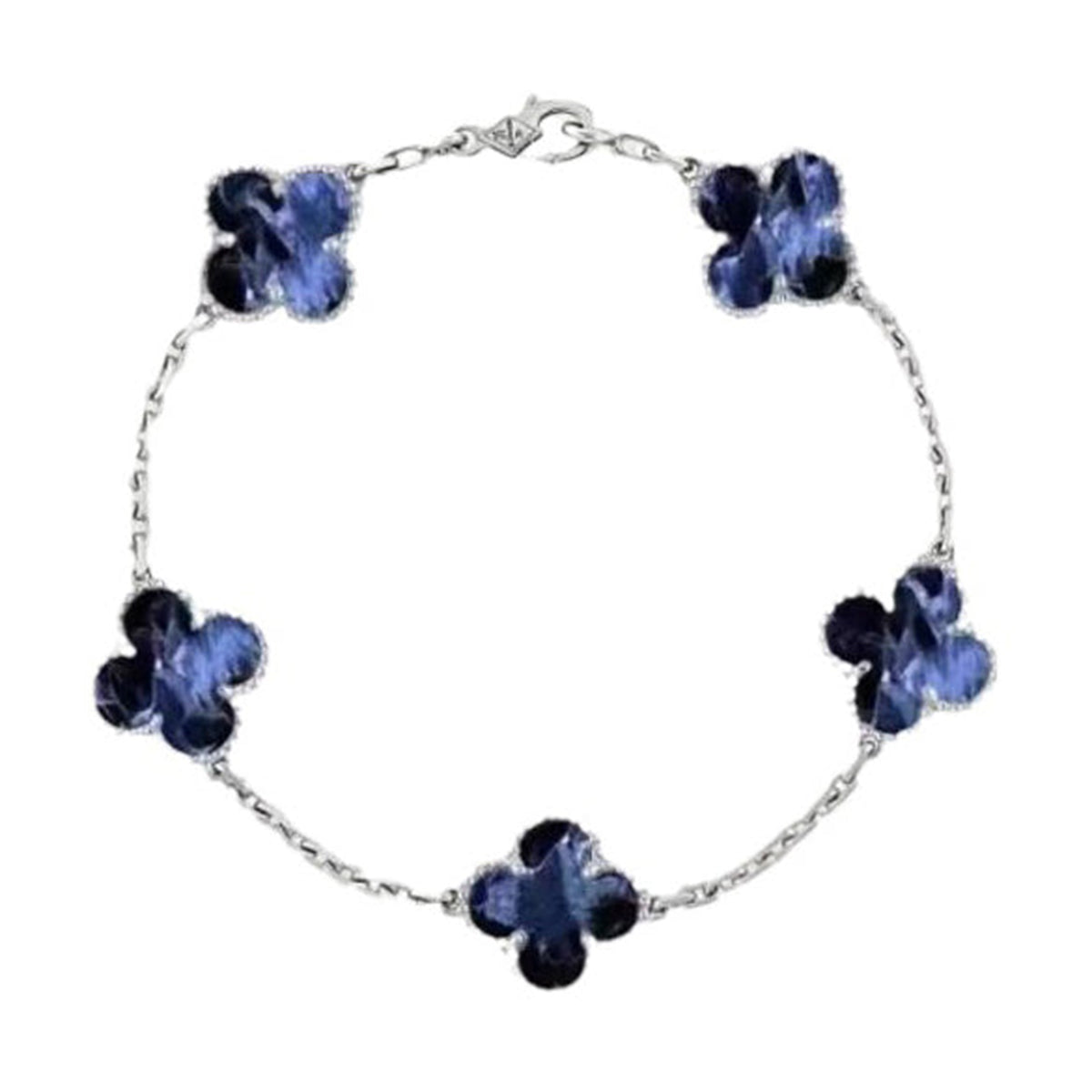 VCA CLOVER 5 MOTIF PIETERSITE BRACELET COLLECTION