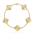 VCA CLOVER 5 MOTIF LASER BRACELET COLLECTION