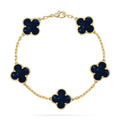 VCA CLOVER 5 MOTIF PIETERSITE BRACELET COLLECTION