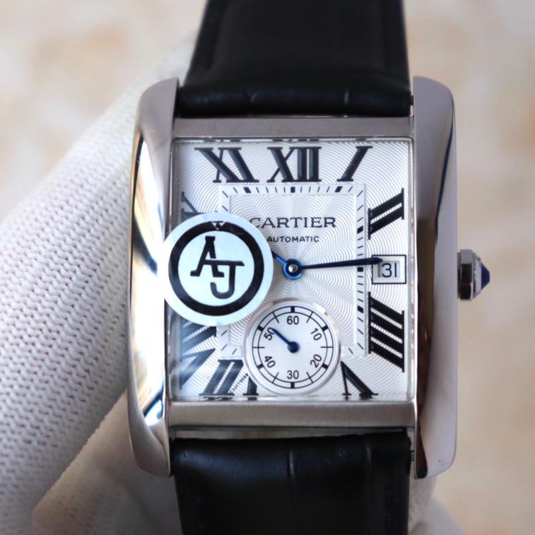 CARTIER TANK MC W5330003 STAINLESS STEEL BEZEL