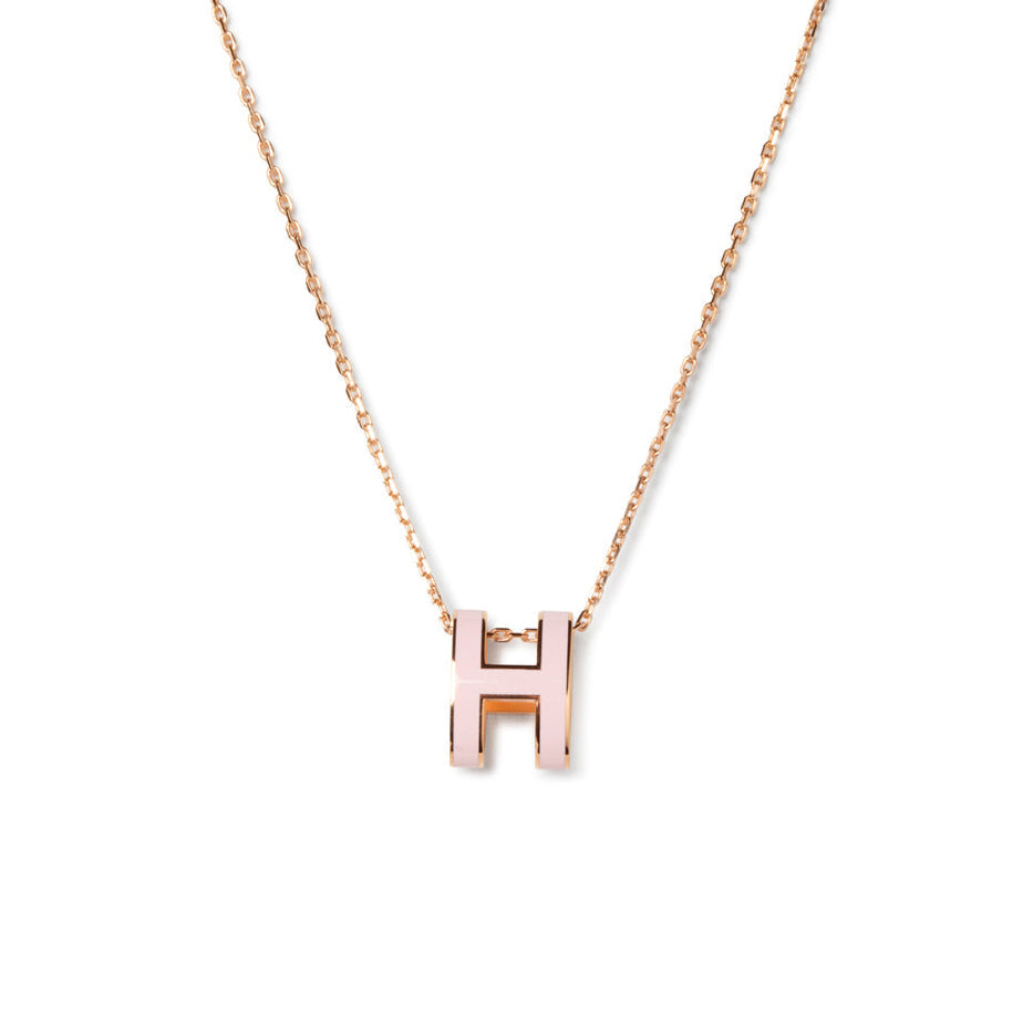 HERMES POP H PEDANT PINK GOLD