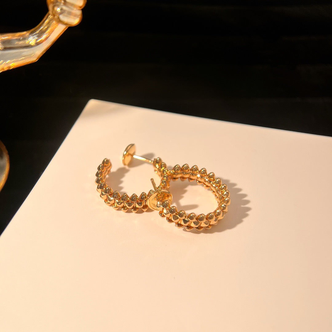 CARTIER CLASH SMALL HOOP EARRINGS