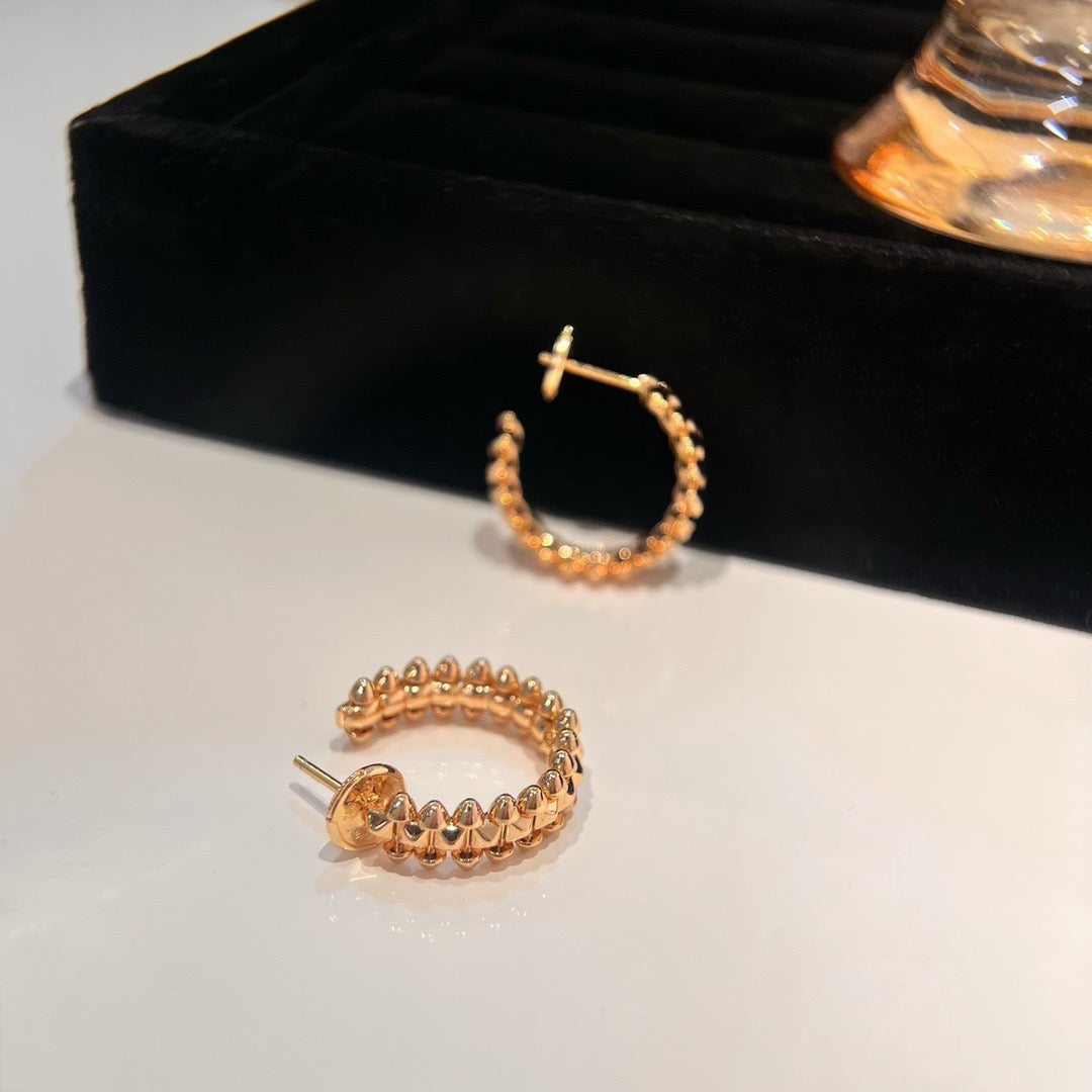 CARTIER CLASH SMALL HOOP EARRINGS