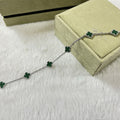 VCA CLOVER 6 MOTIF MALACHITE BRACELET