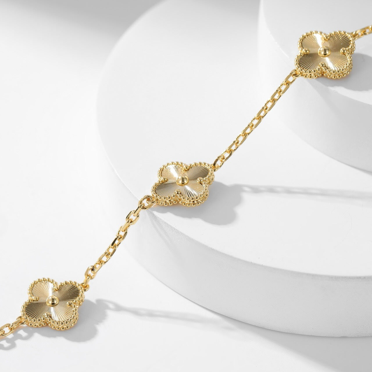 VCA CLOVER 10 MOTIFS LASER NECKLACE