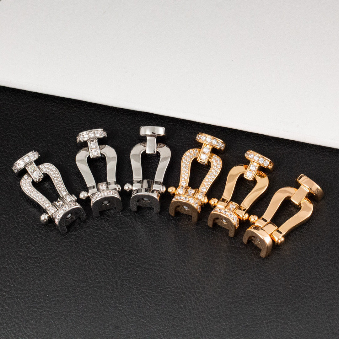 FRED FORCE LARGE HORSESHOE NO DIAMOND BRACELET GOLD