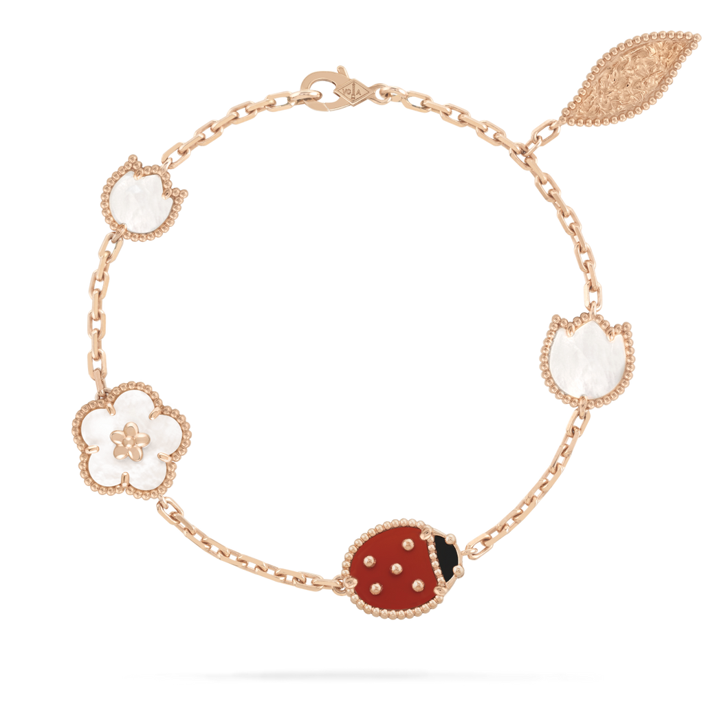 VCA LUCKY SPRING 5 MOTIF BRACELET