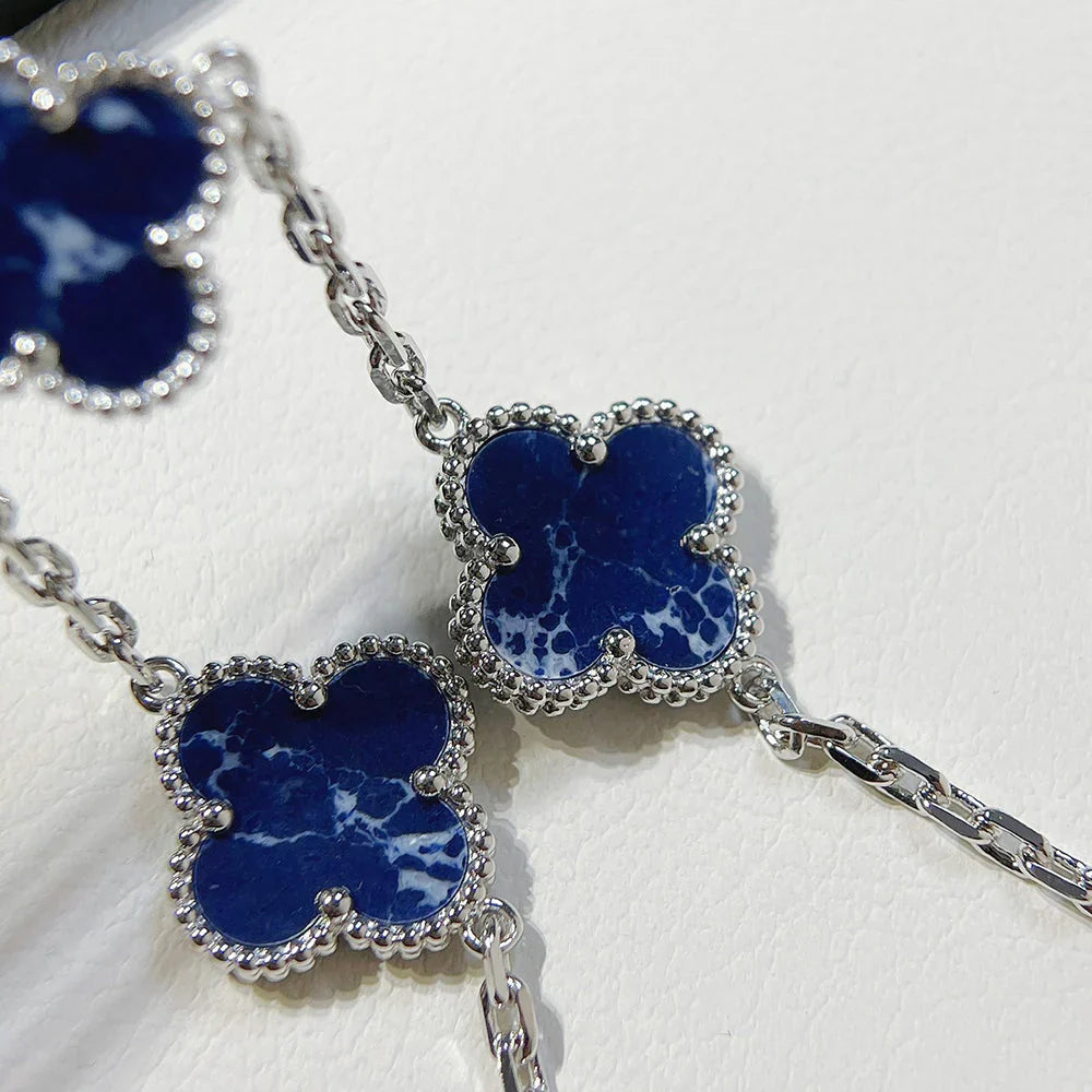 VCA CLOVER 5 MOTIF PIETERSITE BRACELET COLLECTION