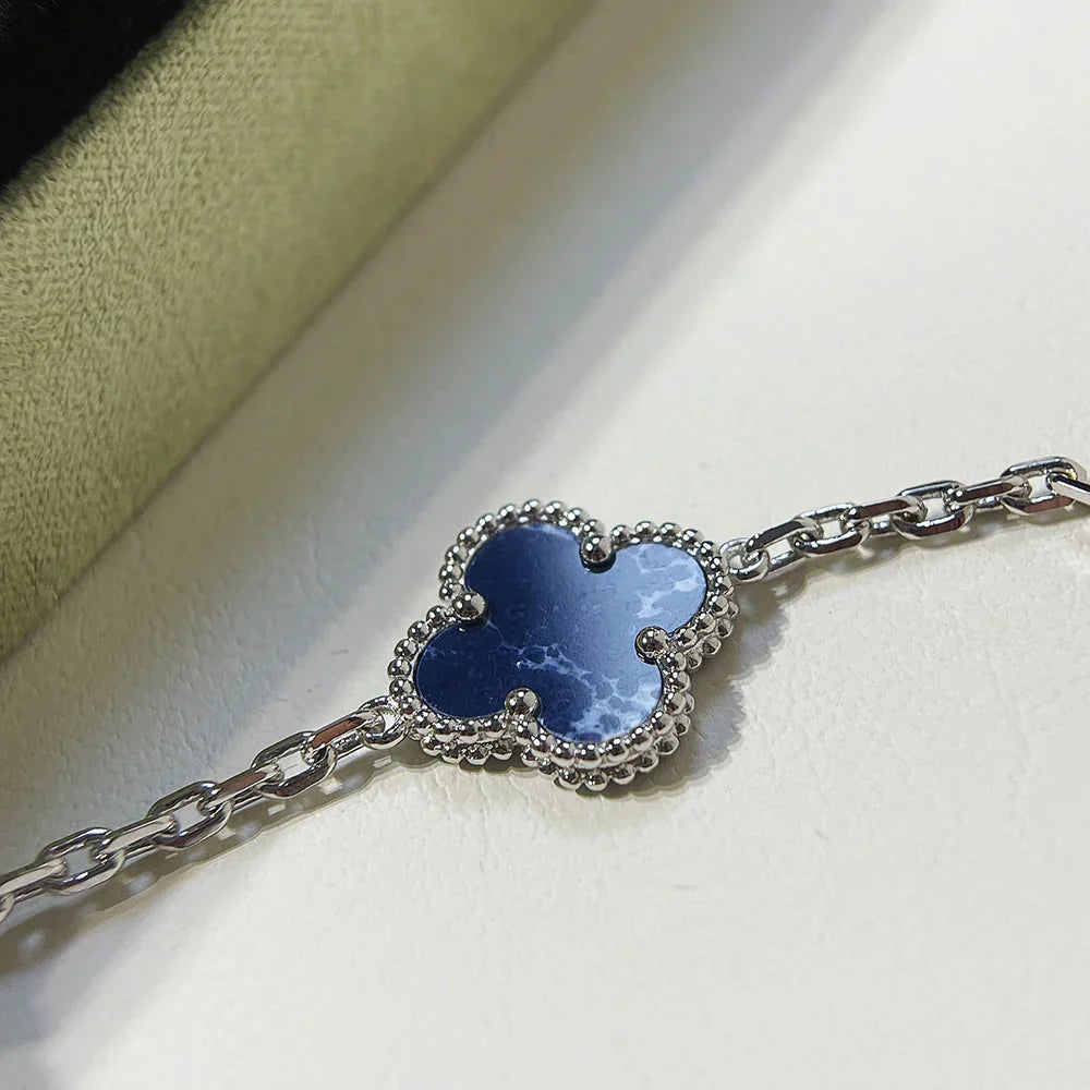 VCA CLOVER 5 MOTIF PIETERSITE BRACELET COLLECTION