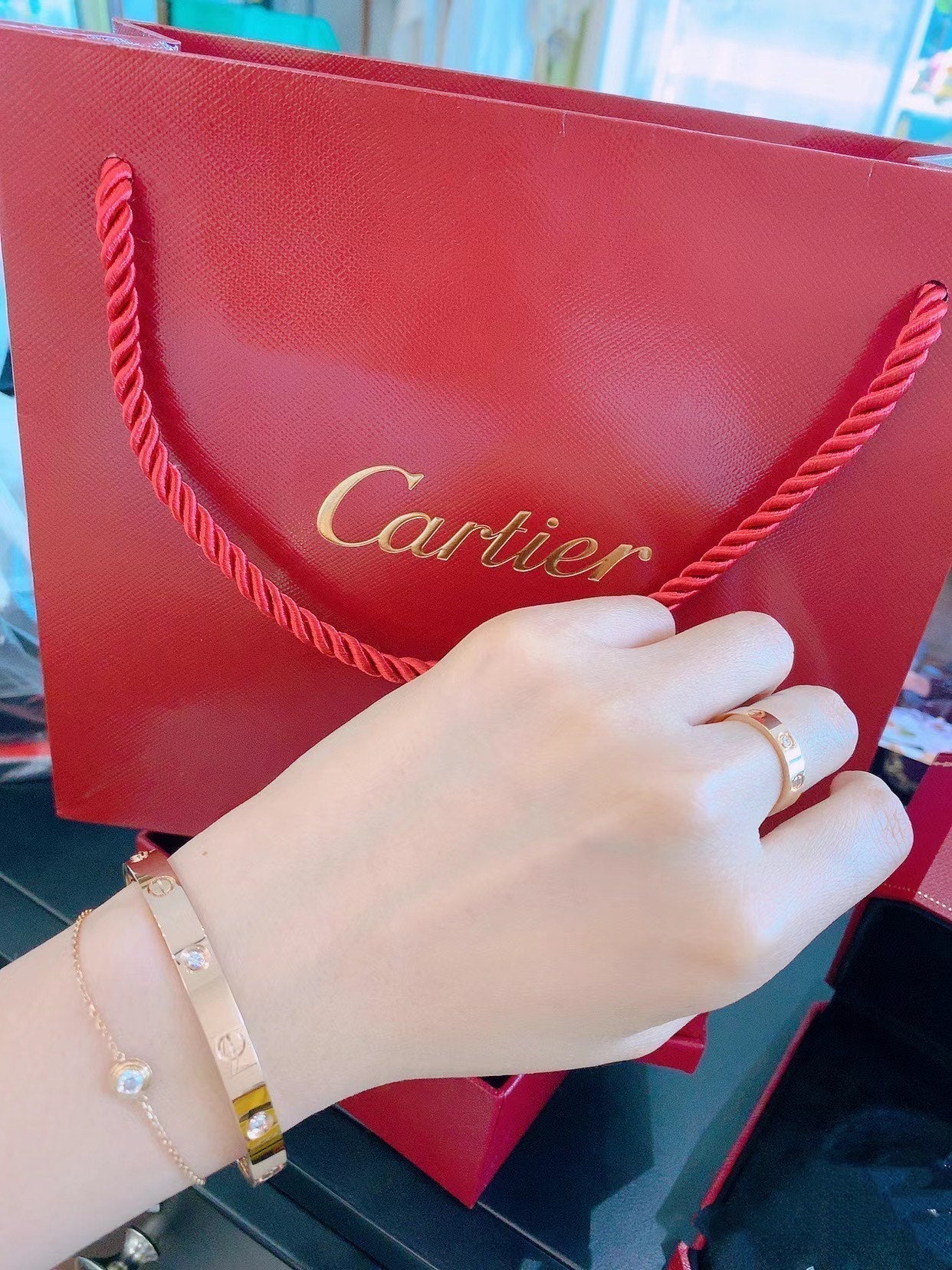 CARTIER DAMOUR DIAMOND LINK BRACELET