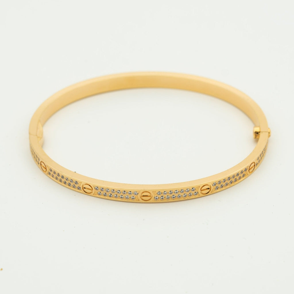 CARTIER LOVE BRACELET 3.65MM DIAMOND-PAVED