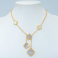 VCA CLOVER MOTHER OF PEARL NECKLACE 6 MOTIF