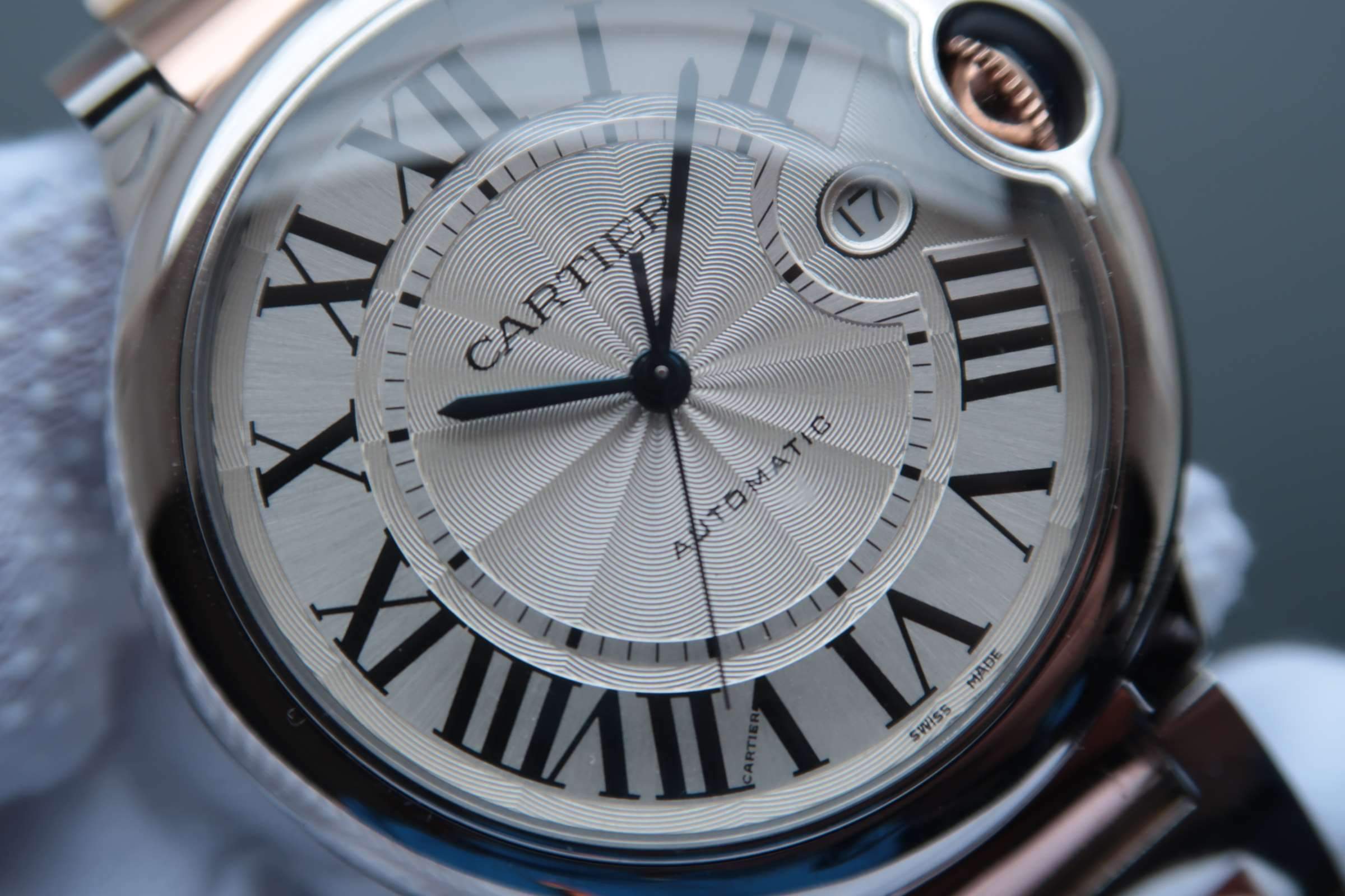 CARTIER BALLON BLEU 42 TWO TONE BRACELET