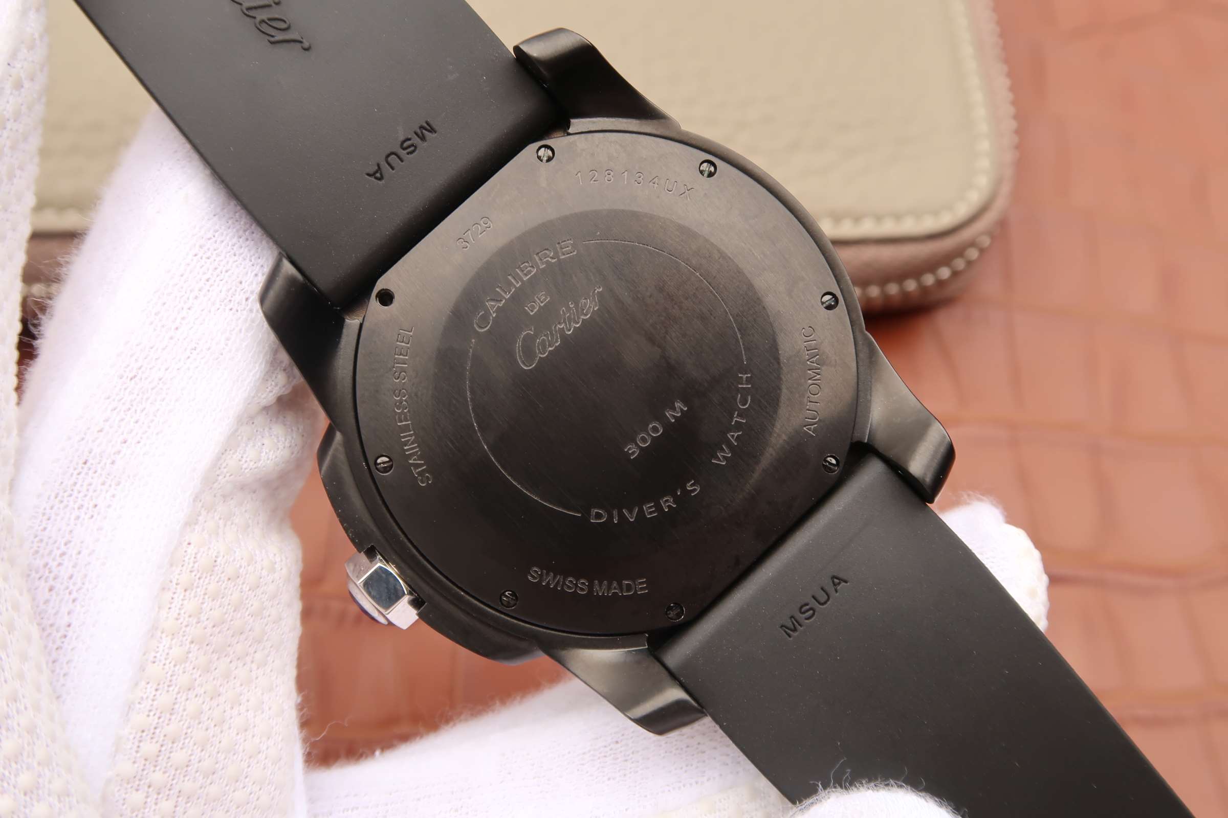 CARTIER CALIBRE DIVER 42 AUTOMATIC BLACK CASE STEEL BEZEL
