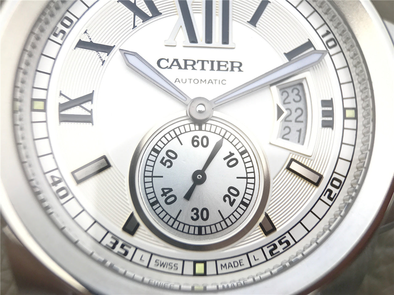 CARTIER CALIBRE DIVER 42 AUTOMATIC STEEL CASE WHITE DIAL