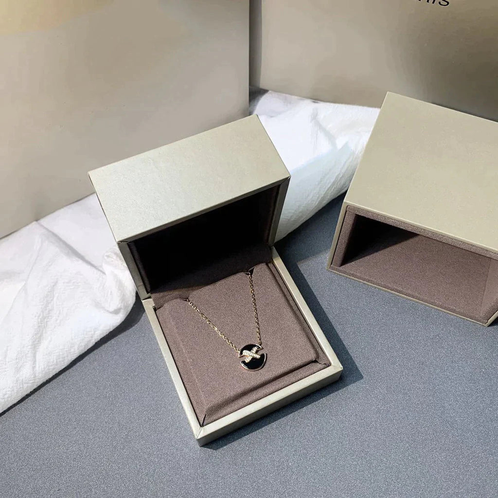 CHAUMET JEUX DE ROSE GOLD DIAMOND NECKLACE