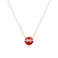 CHAUMET JEUX DE ROSE GOLD DIAMOND NECKLACE
