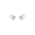 CHAUMET BEE LOVE SILVER DIAMOND EARRINGS